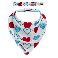 Bibska Love Me Bib & Dummy Saver Set